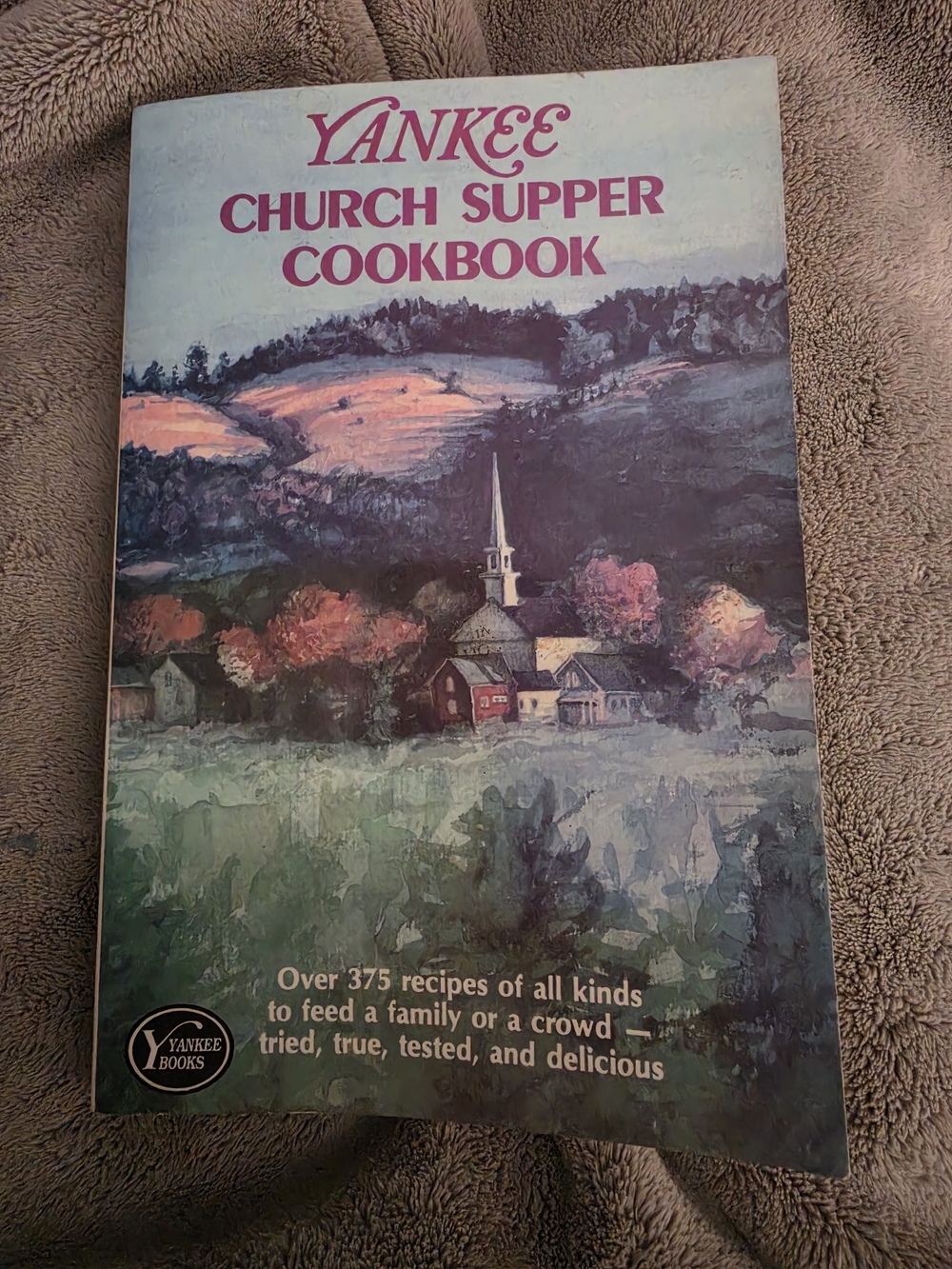 Church Supper Cookbook - Blue Cover
